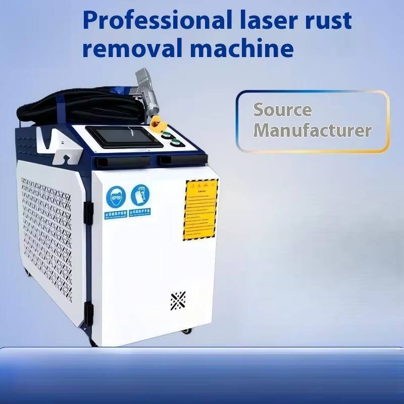 Efficient Handheld Metal Reinforcement Mold Surface Cleaning Rust Removal Oxidation Scale Industrial Laser Rust Removal Machine