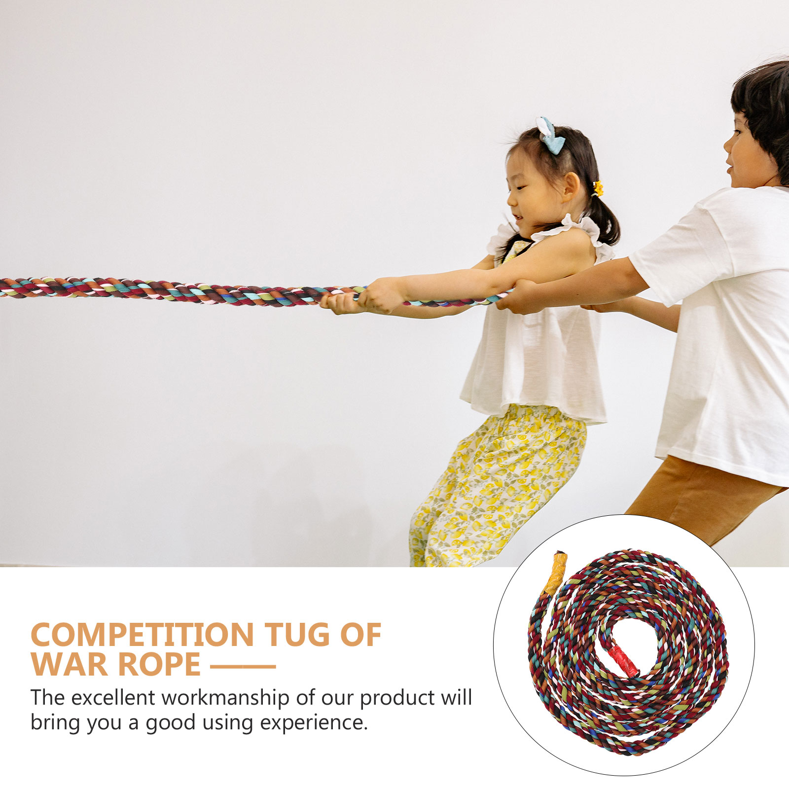 Tug of War Rope Tug-of-war Practical Twisted School Natural Pulling