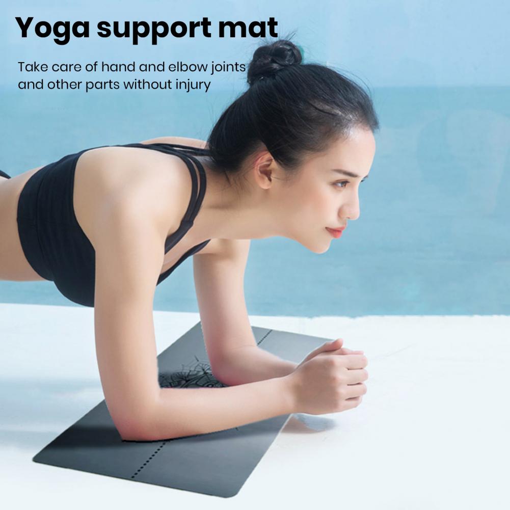Non-slip Yoga Mat Premium Rubber Yoga Mat for Ultimate Comfort Support Super Soft Thick Wear Resistant Design for Anti-slip