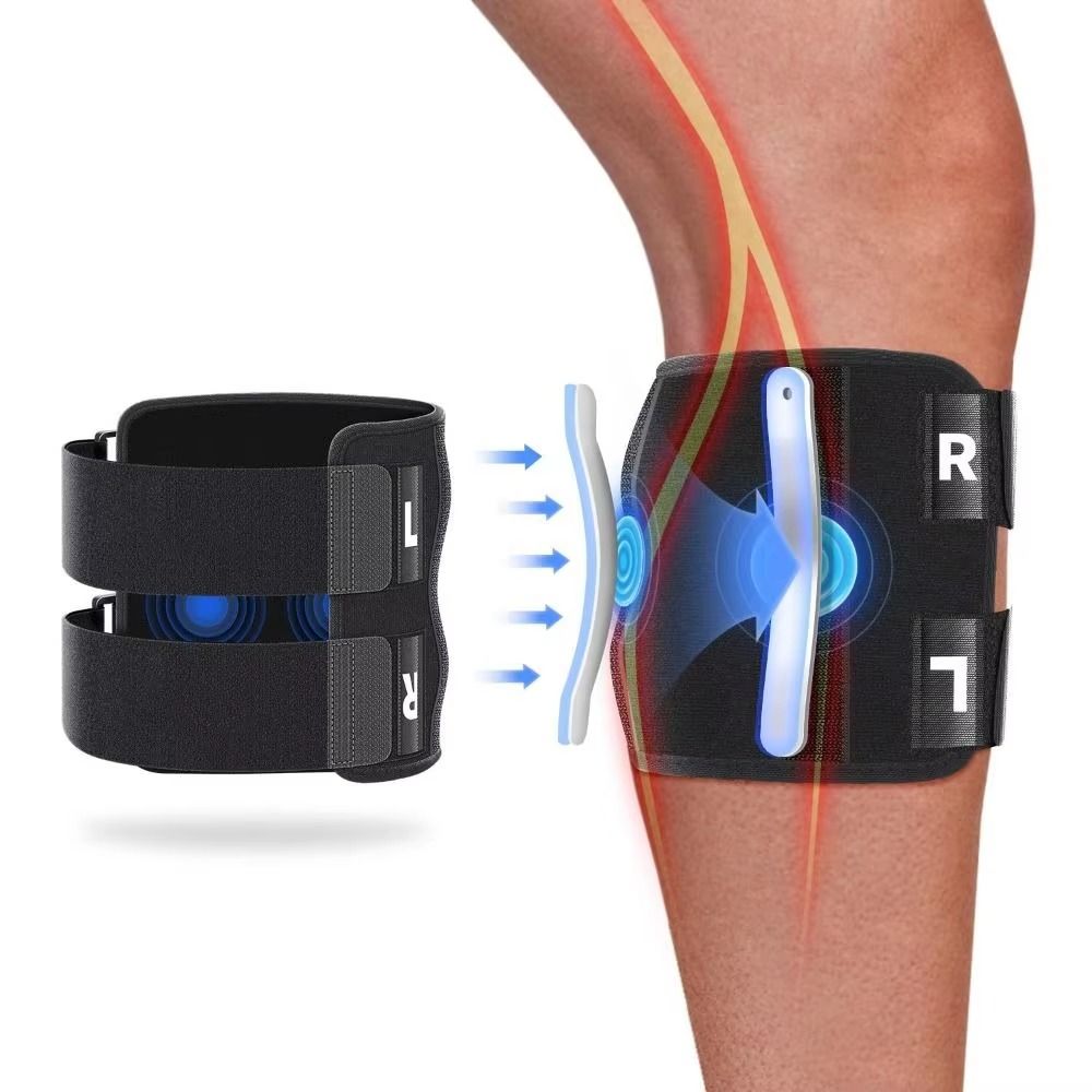 Compression Sciatica Relief Devices Breathable Mesh Adjustable Sciatic Nerve Brace Dual-strap Dual Pressure Pads Knee Pads