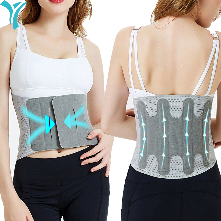 Breathable Back Brace with Lumbar Pad for Women&Men,Support Belt Lower Back Pain Relief for Herniated Disc,Sciatica,Scoliosis