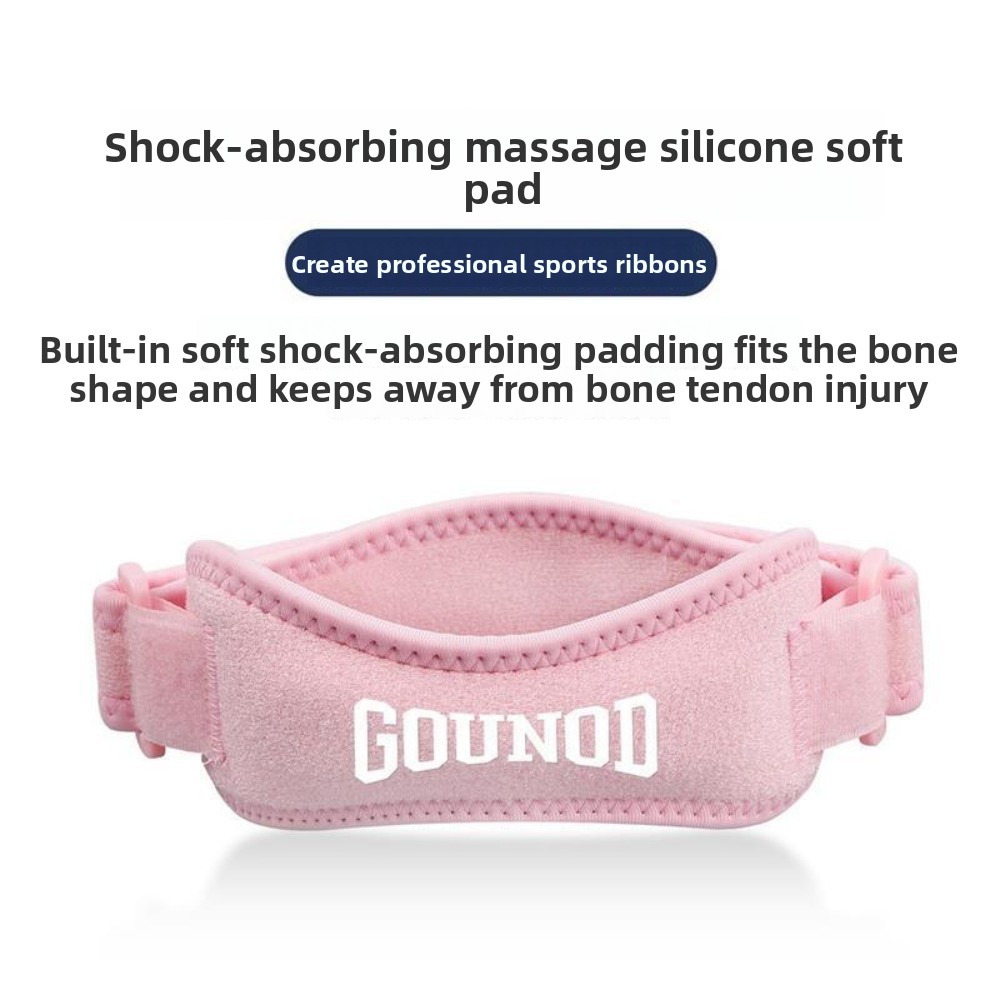 Cushion Pressure Knee Pads Patella Strap Adjustable Breathable Sport Knee Wrap Pressurize Shock-absorbing Knee Band Brace