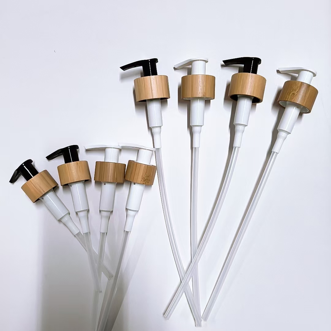 Lids Covers For Cosmetic Packaging Bottles Toner cap Perfume Lids Bamboo Frosted Bottle Bamboo Cap forShower Gel Perfume Shampoo