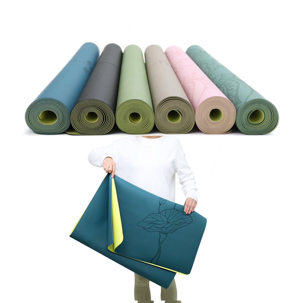 1.5mm Yoga Travel Mat Foldable Mandala Yoga Mat Folding Gymnastics With Bag