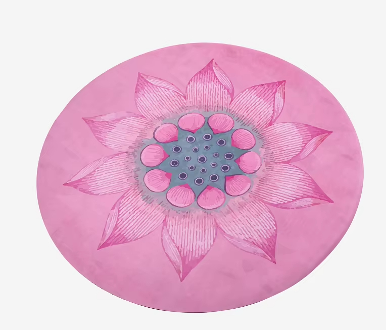 Hot Sale High Quality New Design Eco Friendly Custom Suede Yoga Mat Natural Rubber Yoga Mats