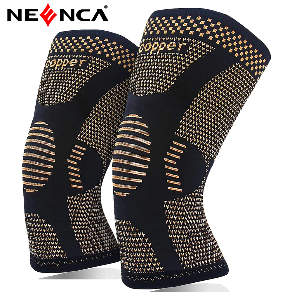 Copper Knee Braces Knee Compression Sleeves Support Knee Pads for Men & Women Meniscus Tear ACL Arthritis Joint Pain Relief