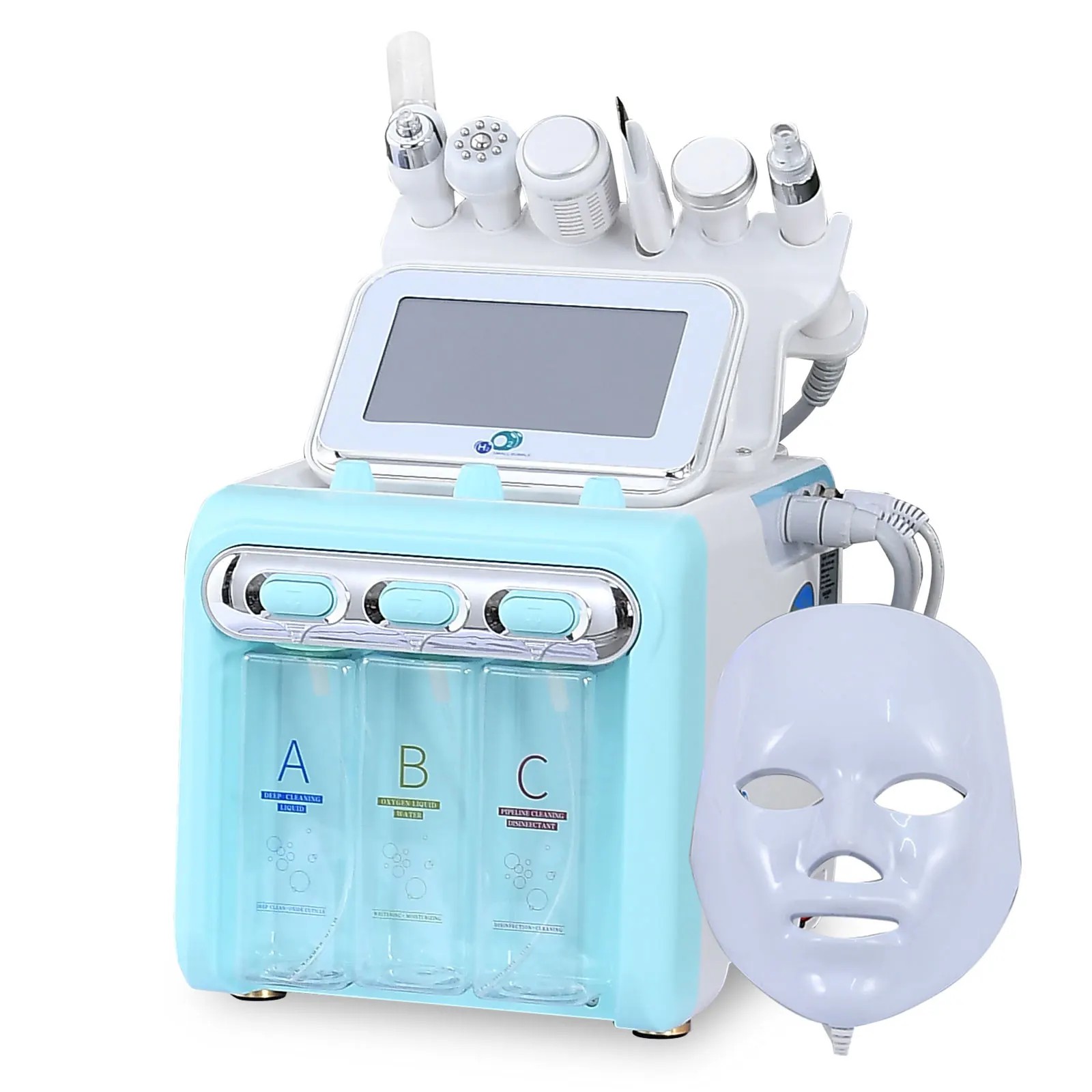 7 in1 H2O2 Water Oxygen Jet Peel Hydro Beauty Skin Cleansing Hydro facial Machine Facial Machine Water Aqua Peeling for Home Use