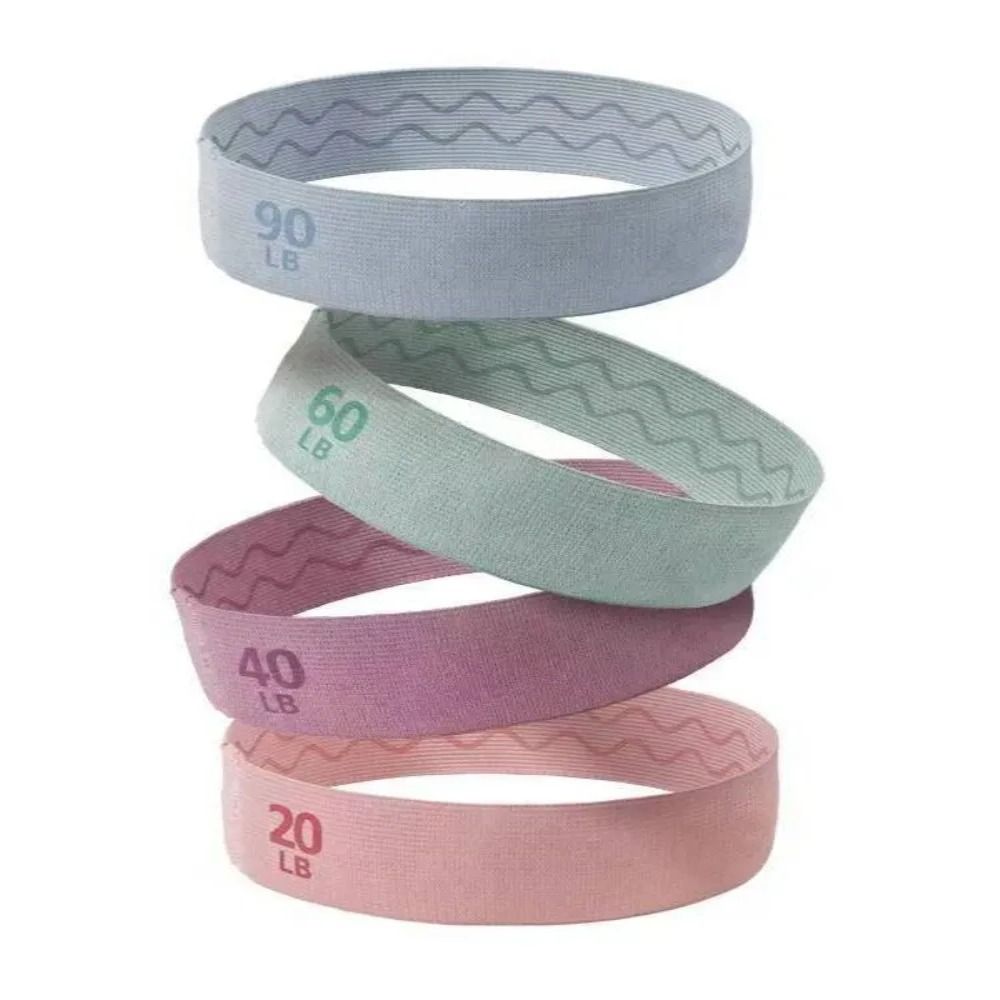 20LB 40LB 60LB 90LB Yoga Resistance Band Elastic Different Level Yoga Fabric Elastic Bands Circle Stretch