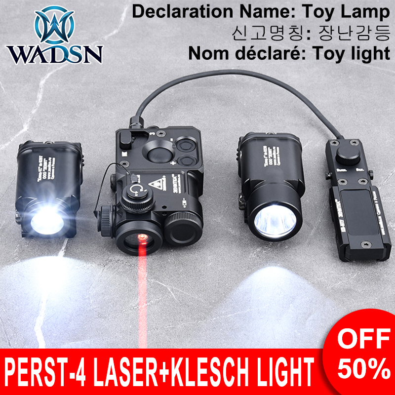 WADSN Tactics Perst-4 Green Dot IR Indicator 1000Lumens Klesch 2U Flashlight 1 KLESCH 2P 1S High Power Scout Light Zenitc Perst4