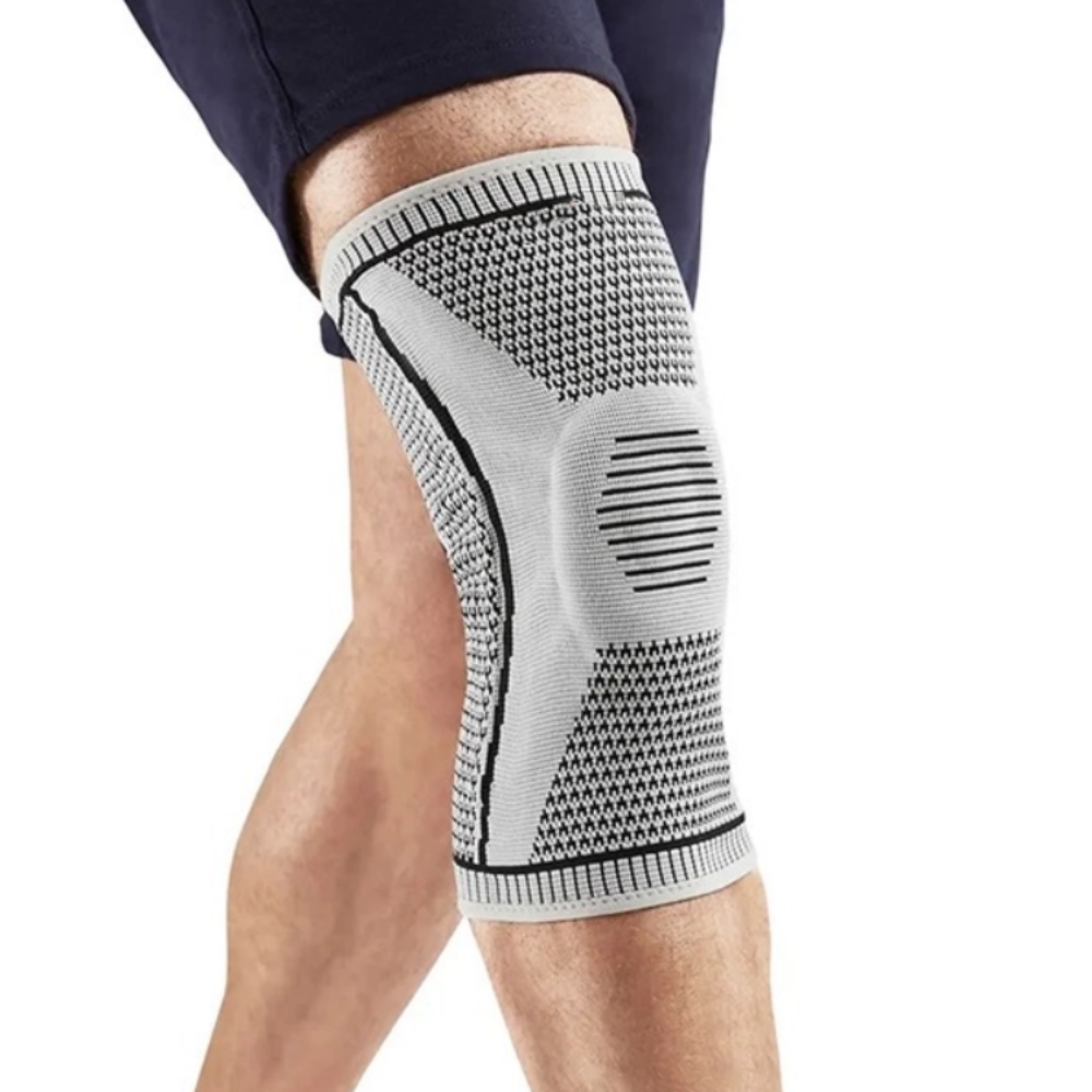 1 Pair High Elastic Silicone Knee Pads Elbow Support Breathable Sports Knee Pads Sweat Absorption Comfortable Knee Braces Yoga