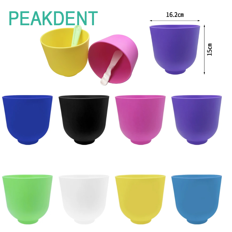 1Pcs Large Dental Rubber Mixing Bowl Flexible Mixing Bowls Cups for Mixing Plaster Dentistry Lab Mixing Tool Instrument