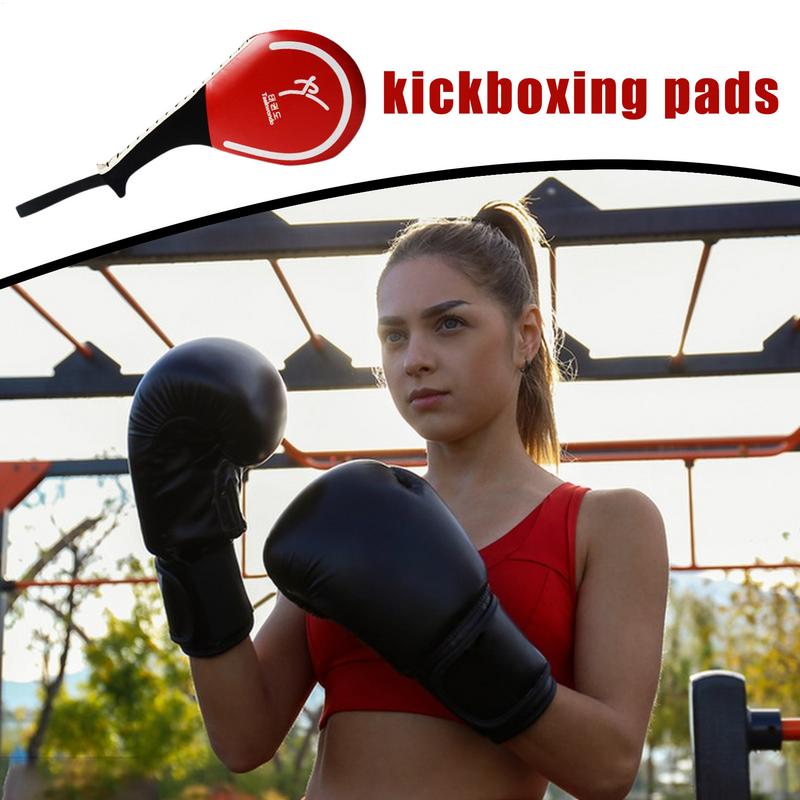 Kickboxing Kick Pads Martial Art Kickboxing Striking Trainer Pad Punching Karate Boxing Practice Equipment With Wrist Strap For