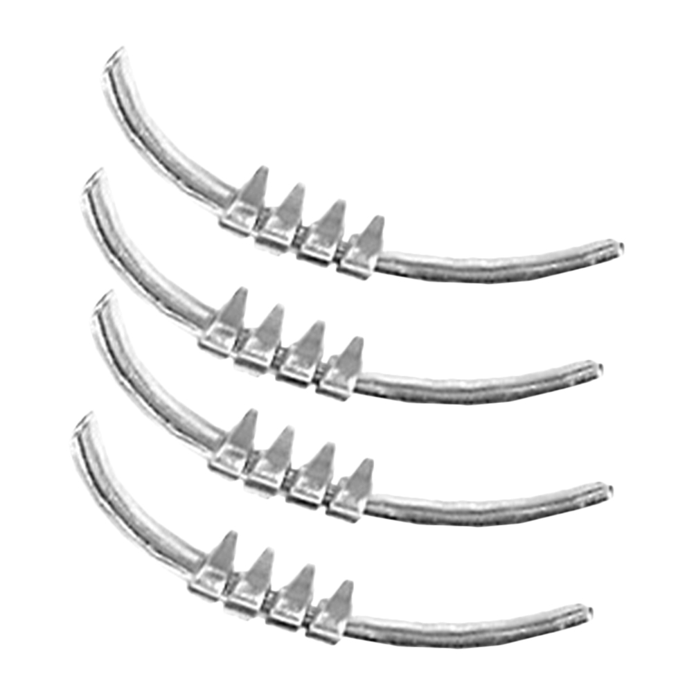 4 Pcs Stainless Steel Toenail Buckle Ingrown Toenail Correction Tool Adjustable Toe Fixation Support Nail Straightening Clip