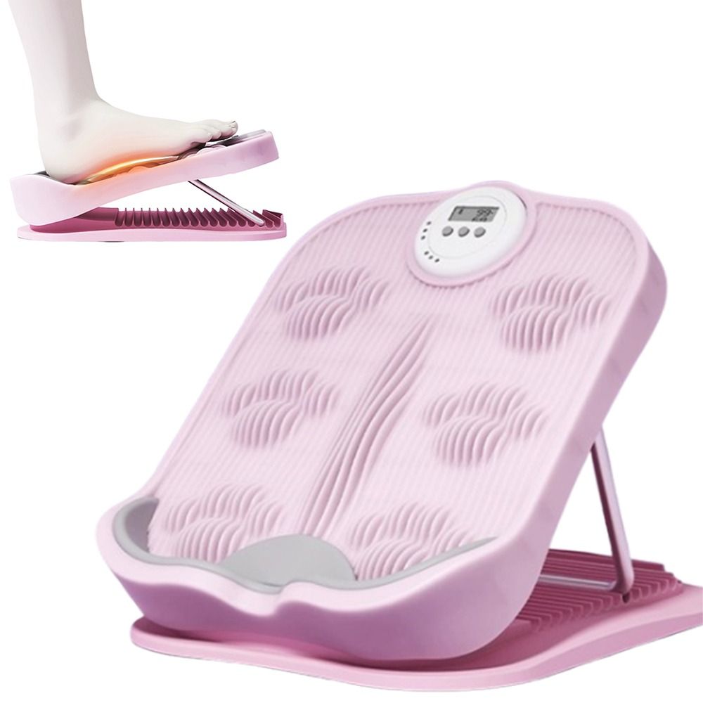 Adjustable Calf Stretching Board Non-slip with Digital Timer Leg Exercise Board Triangular Structure 18 Levels