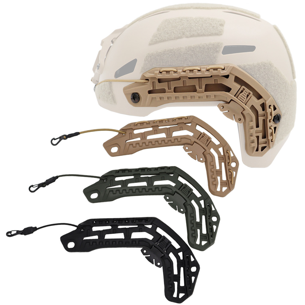 Nylon Tactical Caiman Helmet Side Guide Rail Revision Helmet Specific Mount Rail Hunting Airsoft Helmet Accessories