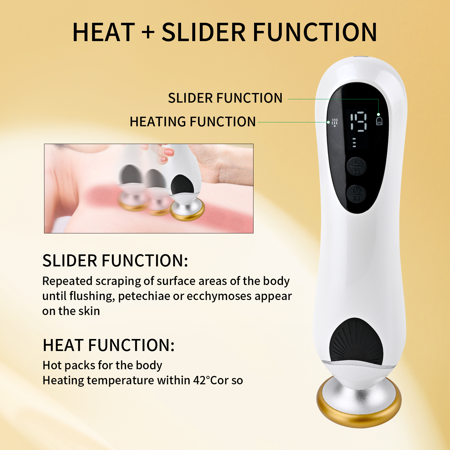Slimming Electric Cupping Massager Vacuum Suction Cup GuaSha Anti Cellulite Beauty Health Scraping Heat Gua Sha Massage