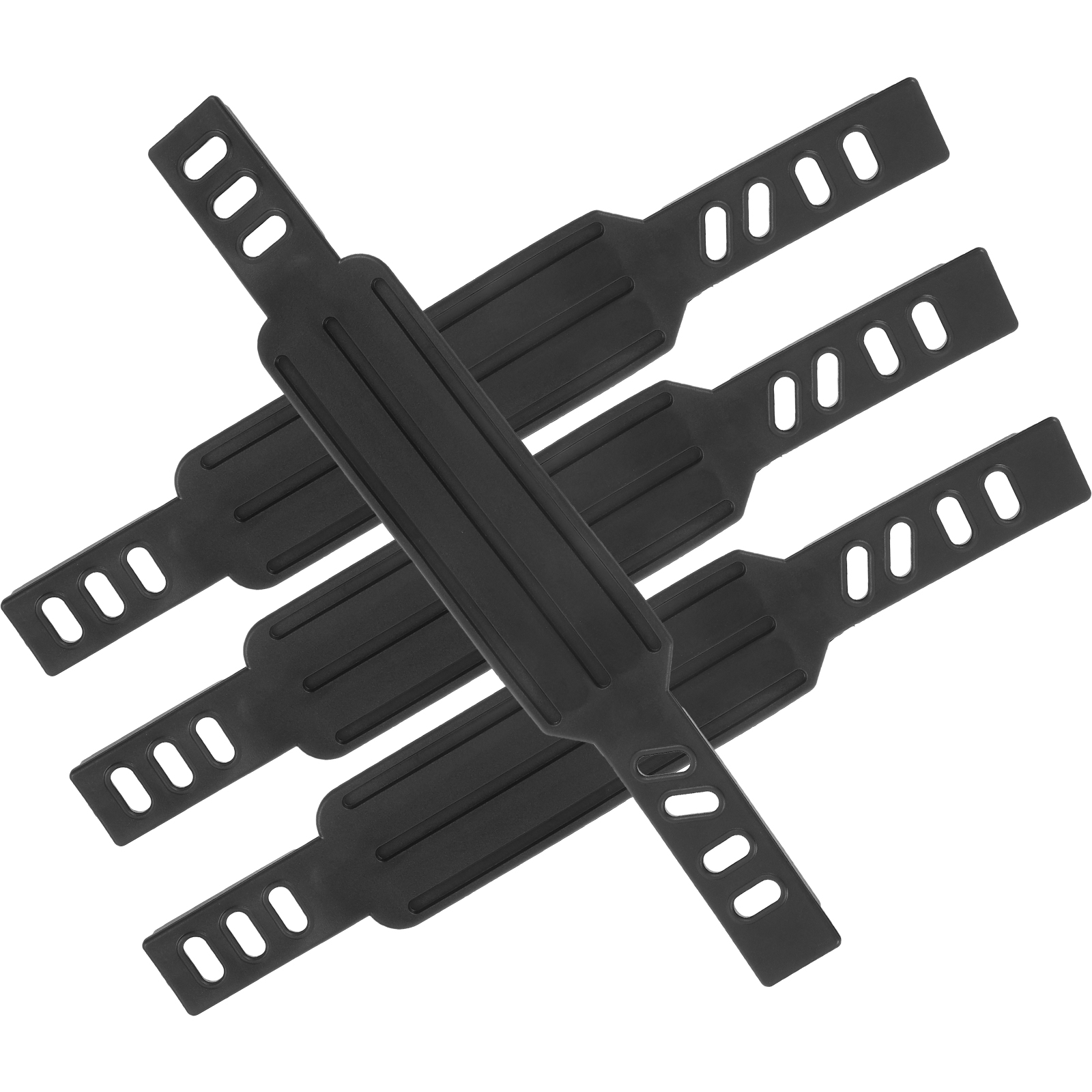 2 Pairs Foot Strap Wear-resistant Plastic Foldable Accessories Supplies Bike Universal Pedal Adjustable Footrest