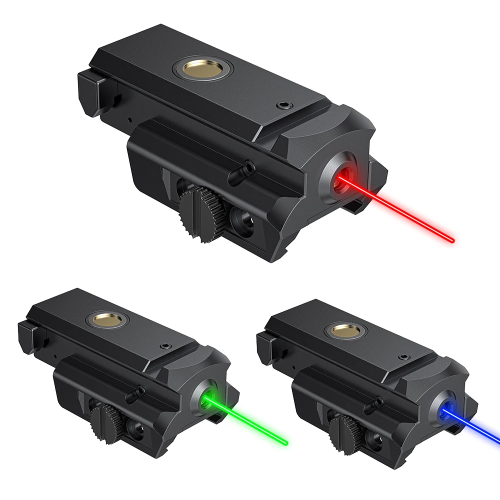 1040 Pistol Magnetic Charging Laser Sight Red/Blue Built-In Lithium Battery Compact Size for Sports & Outdoors