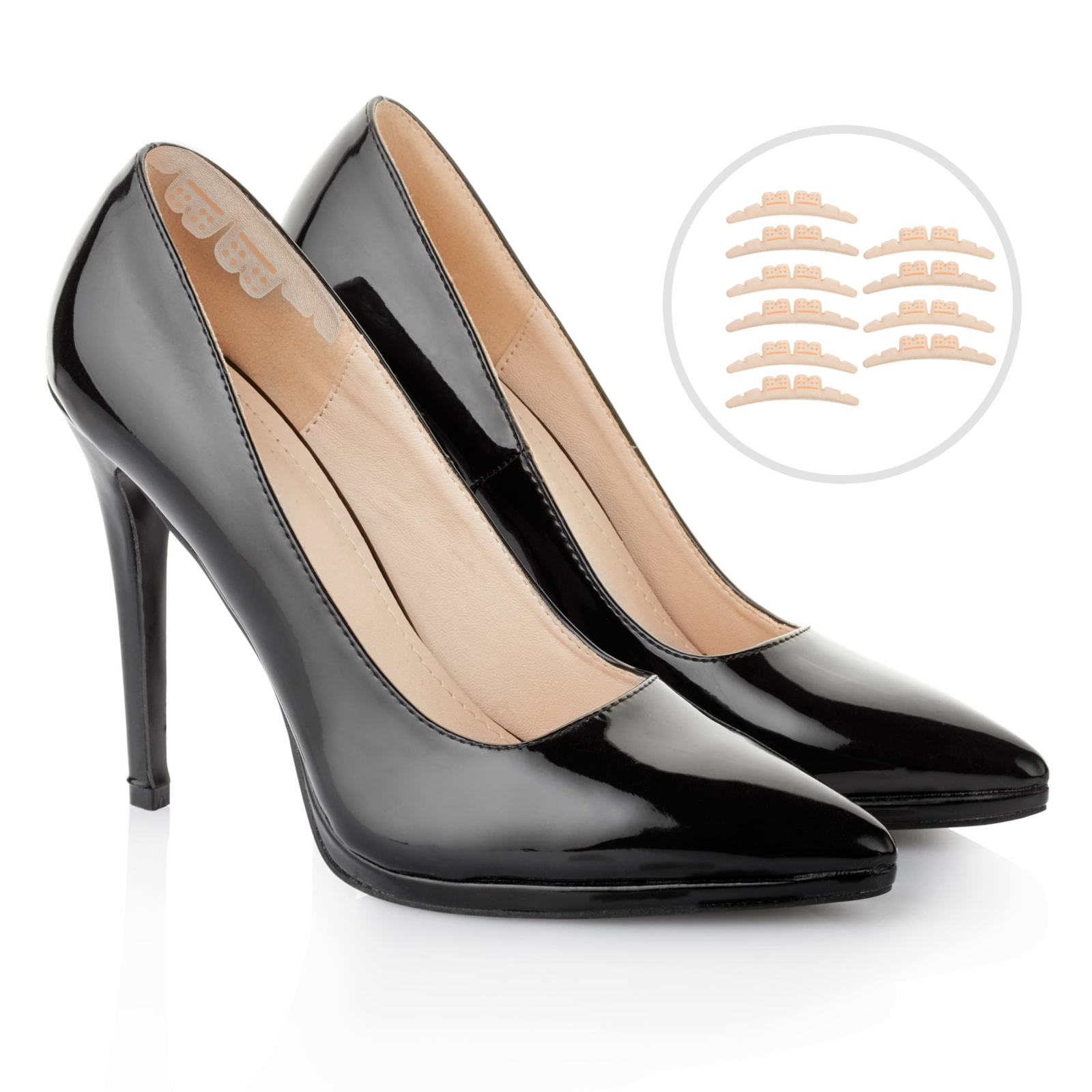 5 Pairs Grip Liner Cushion Sponge Insert Waterproof Anti Slip Sweat Absorbent Shoe Insert Thin Care Tool