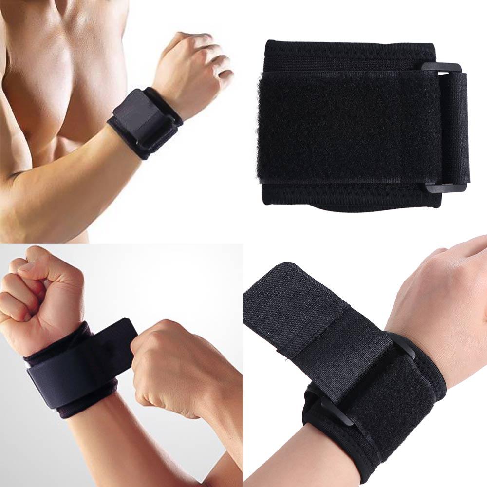 Breathable Adjustable Soft Wristband Compression Soft Gym Sports Wristband Adjustable Safety Wrist Support Brace Fitness