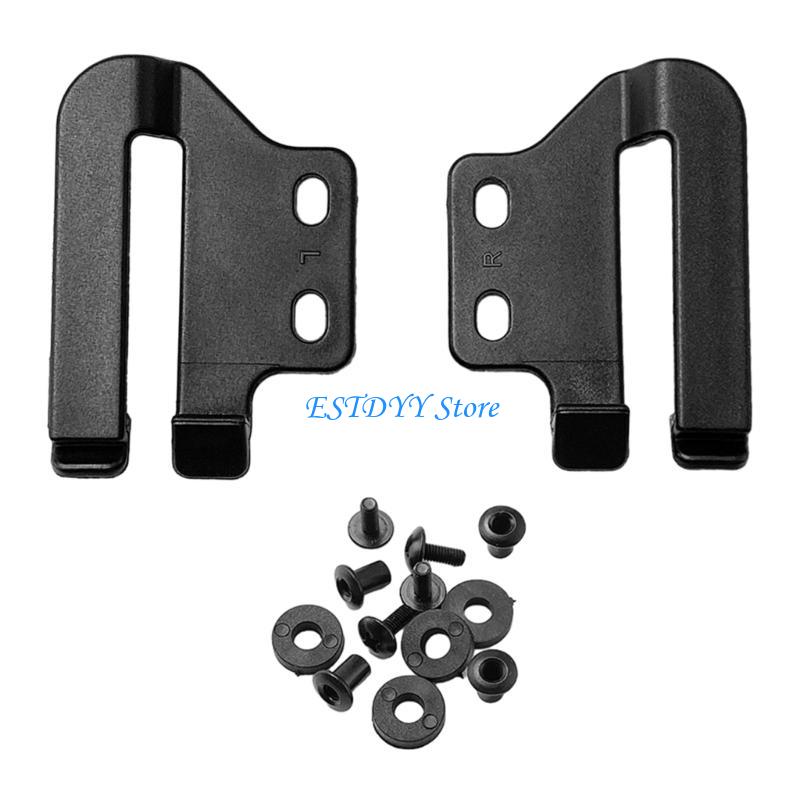 G6DE 1Pair K Sheath Waist Clip Holsters Clamp with Screws Scabbard Back Clips Knife Scabbard Waist Clip Camping Parts