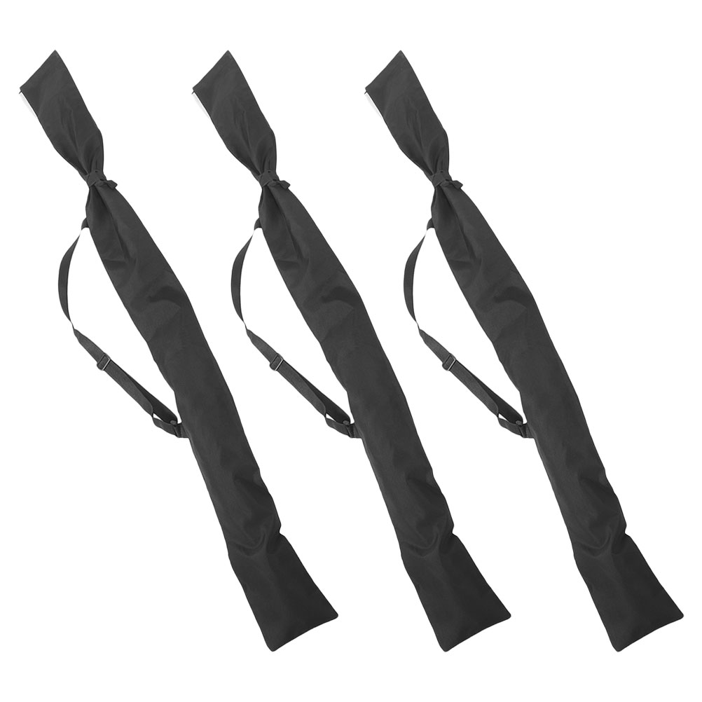 3pcs Tai Chi Sword Bag Japanese Style Durable Thickened Fabric Moisture Resistant Carry Bag for Martial Arts Practice Travel