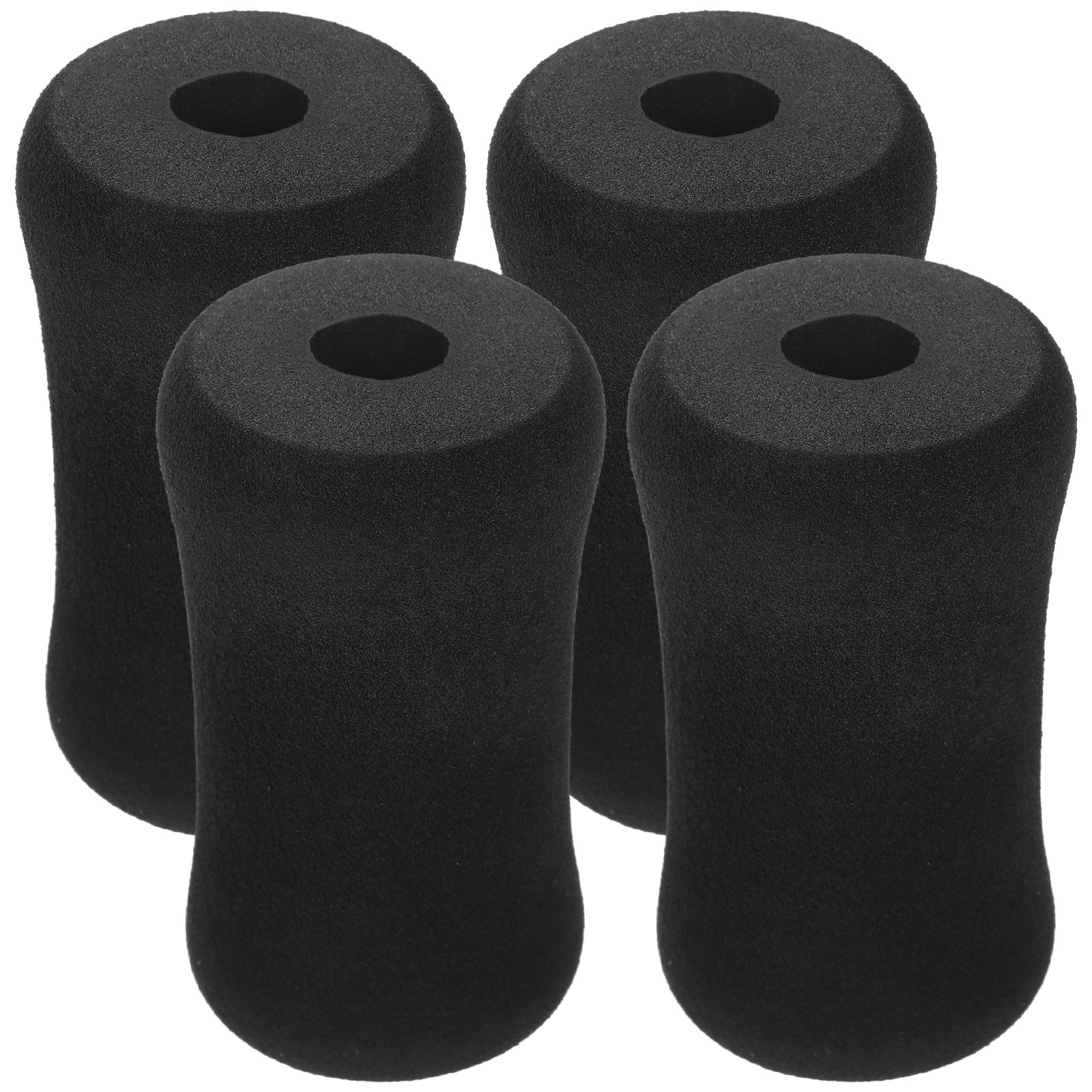 4pcs Foot Pad Roller Sleeve Fitness Equipment Cover Mat Gym Exercise Foam Roller Pad For Leg Extension Weight Bench