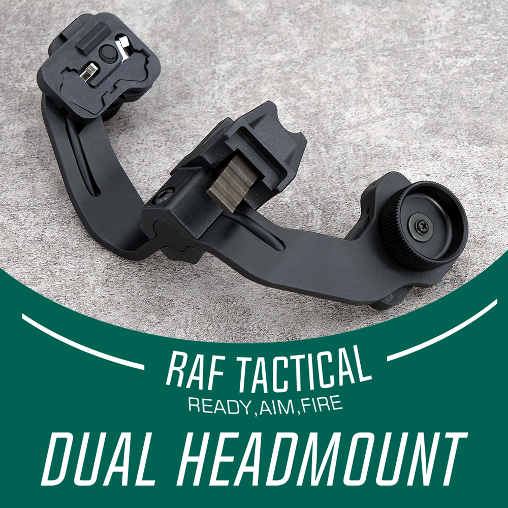 New Night Vision Helmet Mounting Bracket NVG Dual Goggles Bridge Headmount Adapter For PVS14 Monoculars By Metal