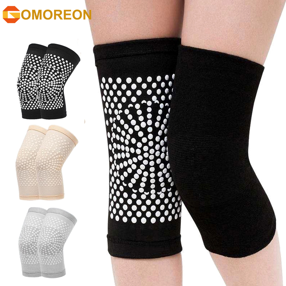 1Pair Self Heating Support Knee Pad Knee Brace Sleeve for Men and Women, Knee Leg Warmer for Sports