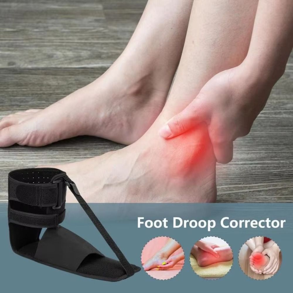 Fixed Plantar Fasciitis Splint Brace Adjustable Breathable Dorsal Drop Foot Orthopedic Brace Compression Stretched