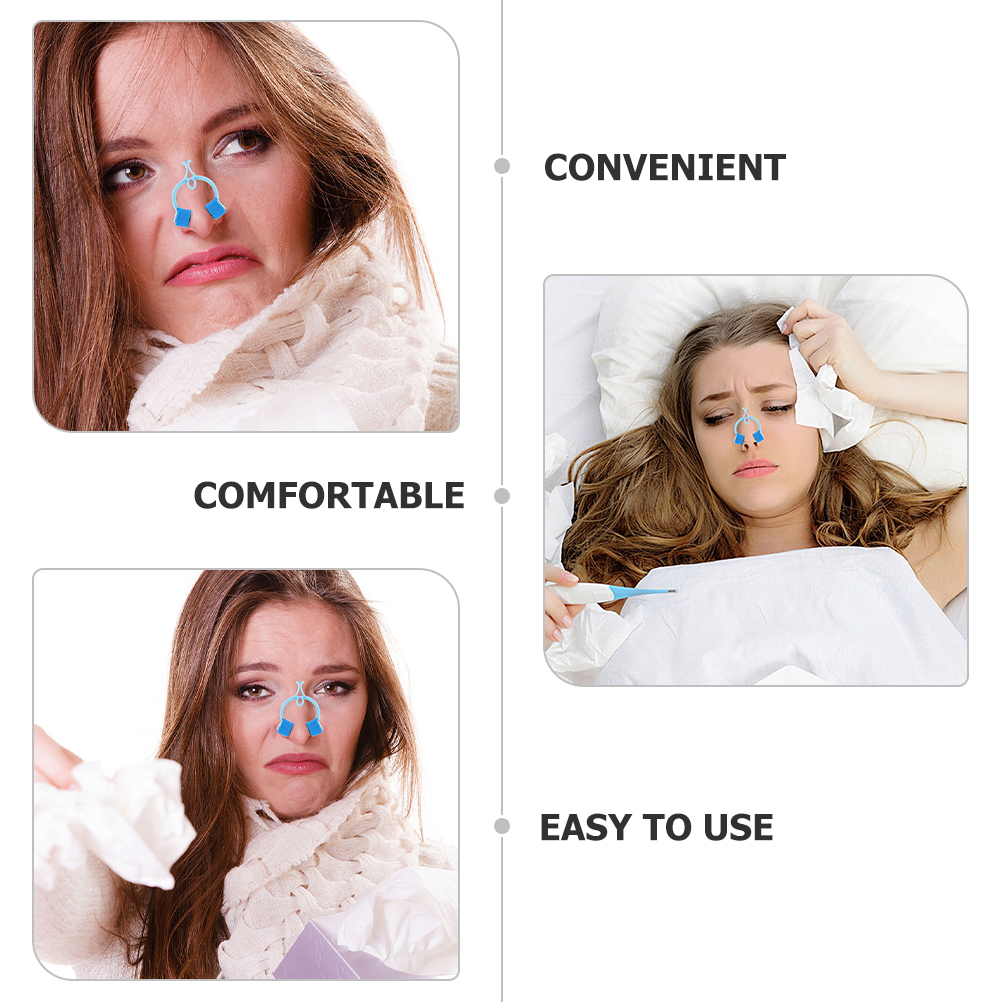 16 pcs Nose Correction Clip Lung Breathing Training Lifter Blue Green 8 Each Practical Nasal Vents Shaper Straightener