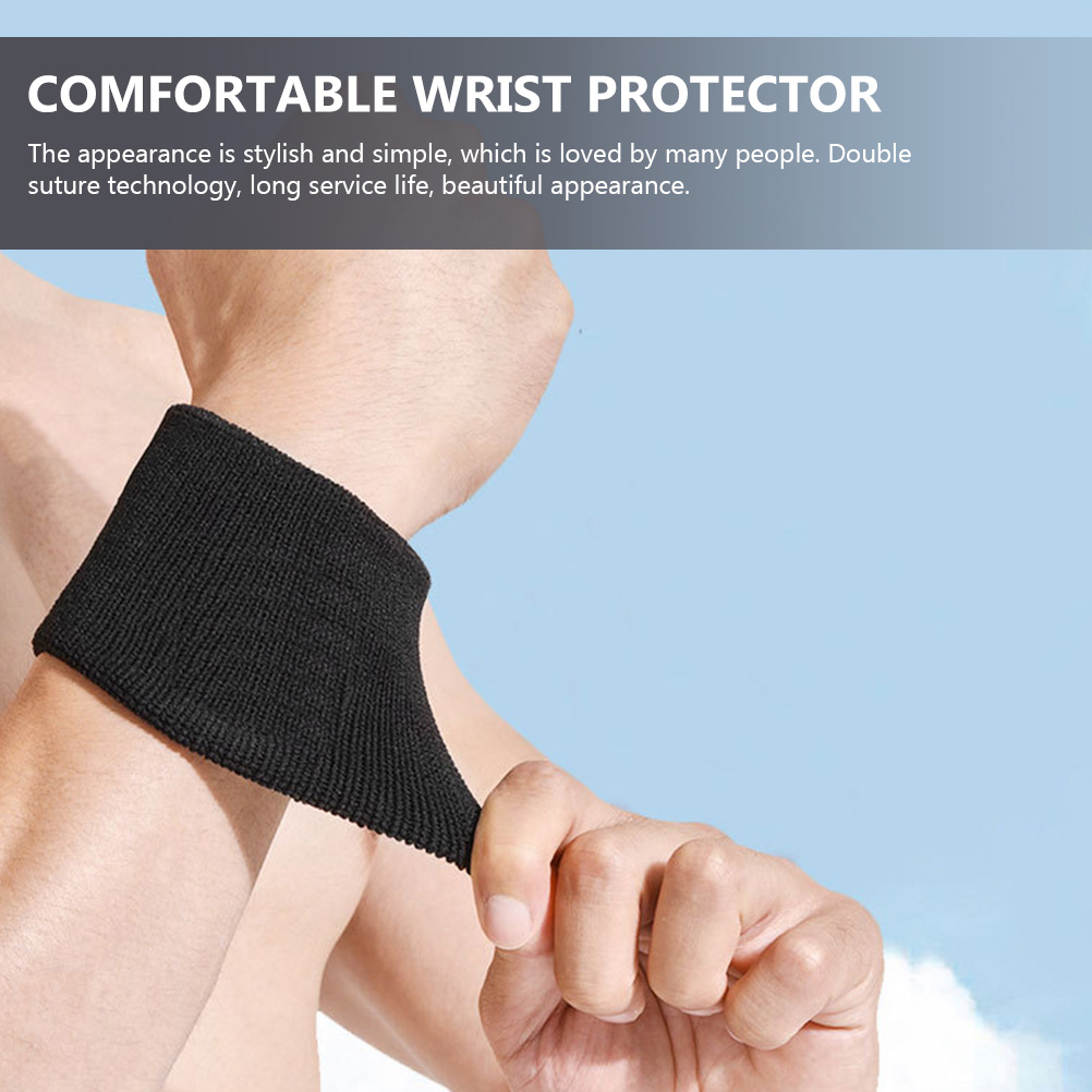 6pcs Bands Sports Wrist Guard Support Elastic Comfortable Protector for Basketball Gym Workout Training Wrist Support Brace