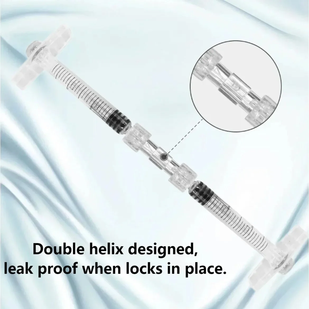 Ruhr Lock Medical Disposable Syringe Connector Transparent Ruhr Lock Aseptic Independent Packaging