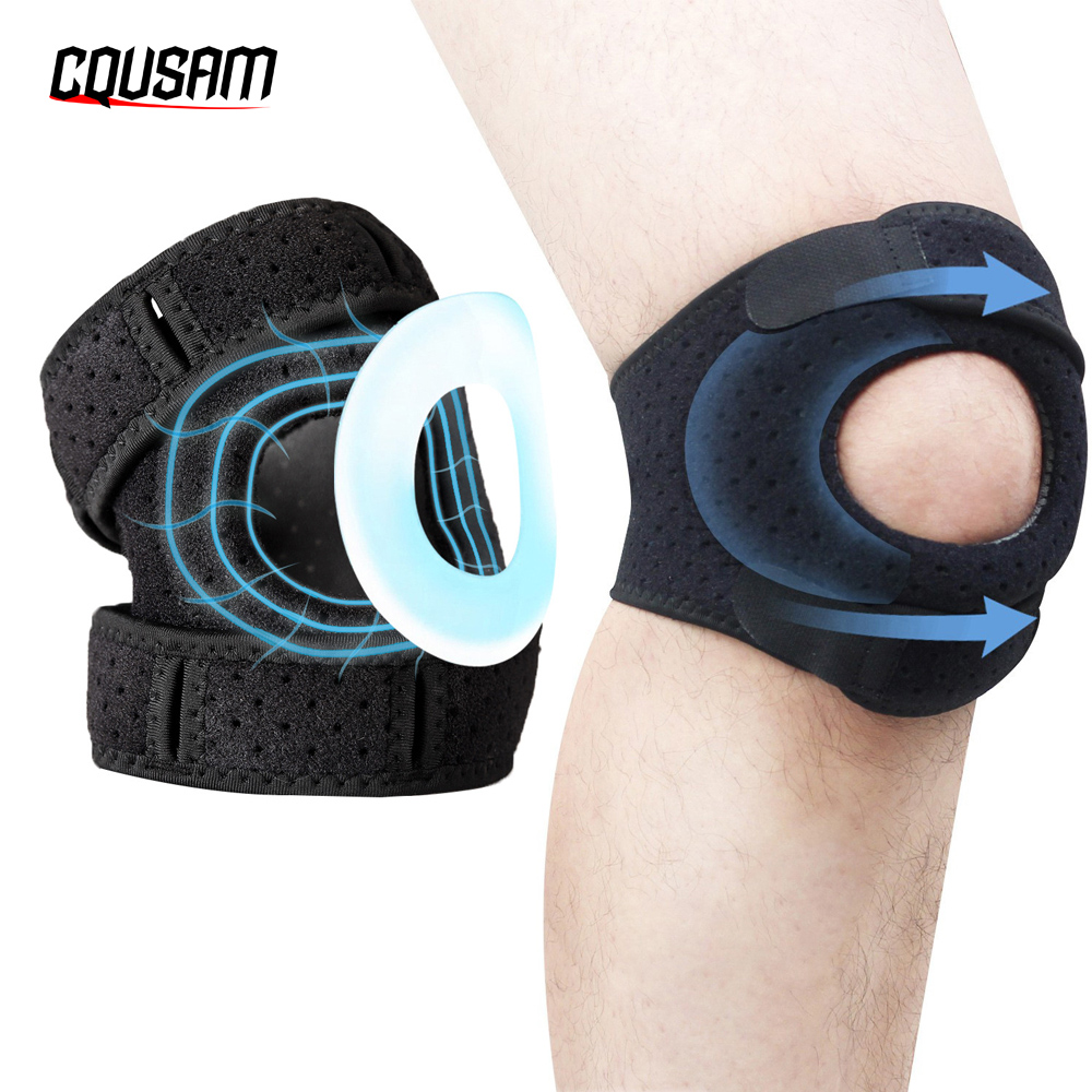 1Pcs Patella Knee Brace, Adjustable Neoprene Stabilizer for Meniscus Tear, Arthritis, Tendonitis, MCL, ACL, Pain Relief
