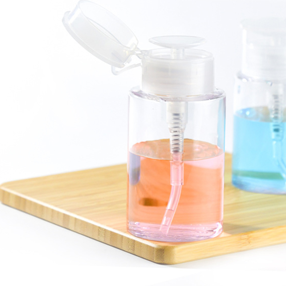 4pcs Travel Bottles Reusable Press Pump Empty Lotion Containers Plastic Bottle Shampoo Body Wash Storage Leak Proof Cap