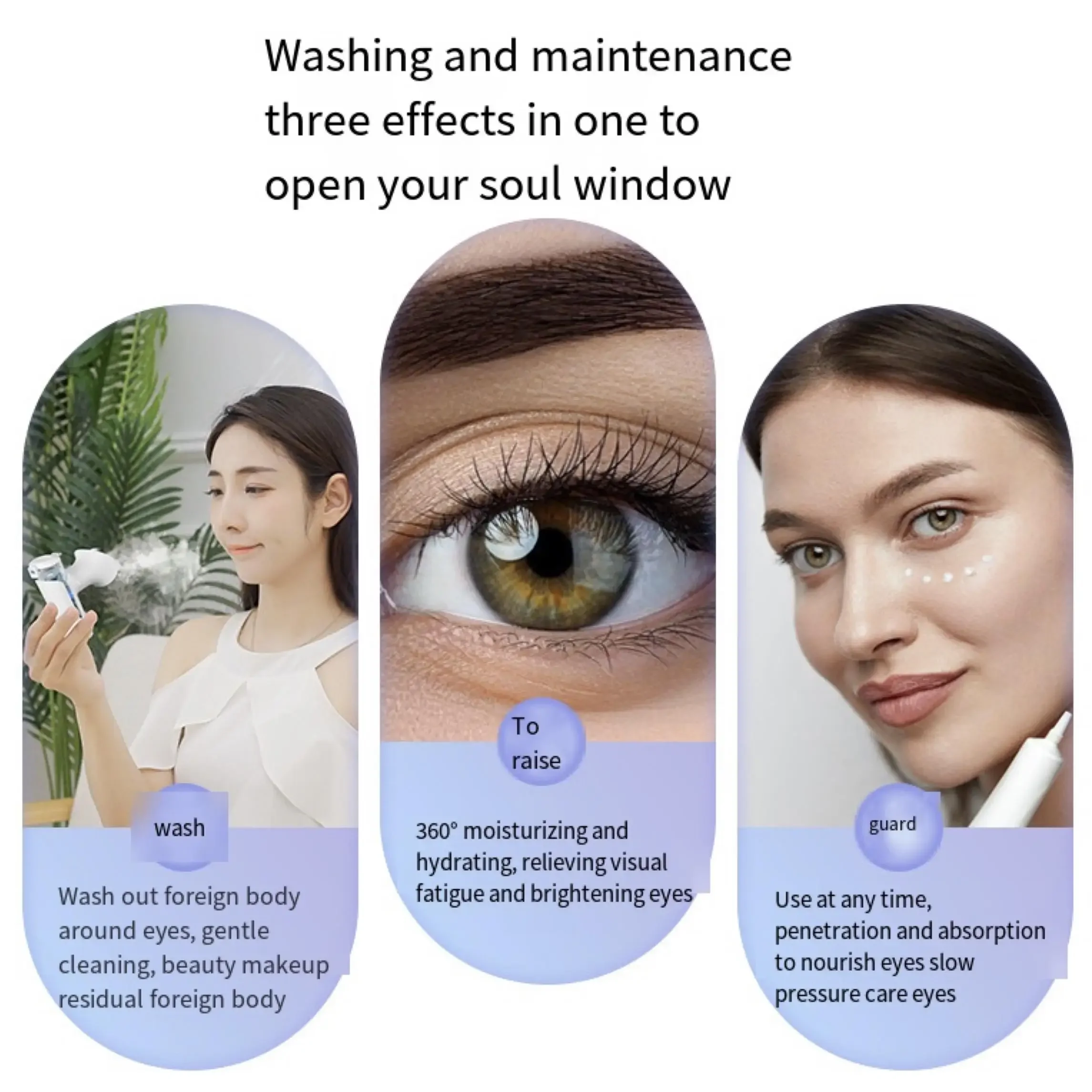 New Nano Sprayer Hot and Cold Eye Face Evaporator Mini Portable 15ML Eye Steamer Warm Face Cool Moisturizing