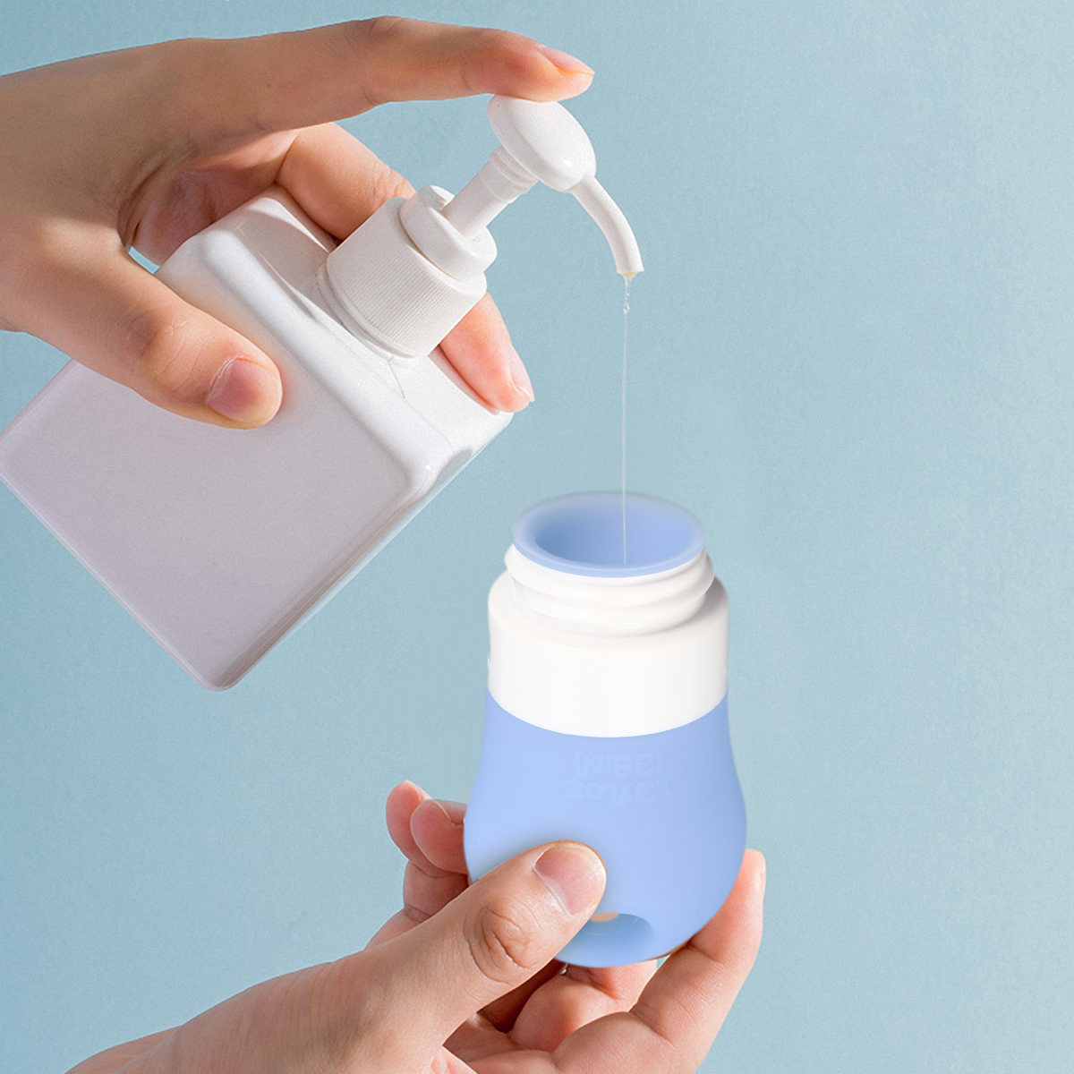 3 Pcs Travel Bottle Set Portable Silicone Shampoo Dispenser Empty H Bottles Toiletries Packing Refillable Containers