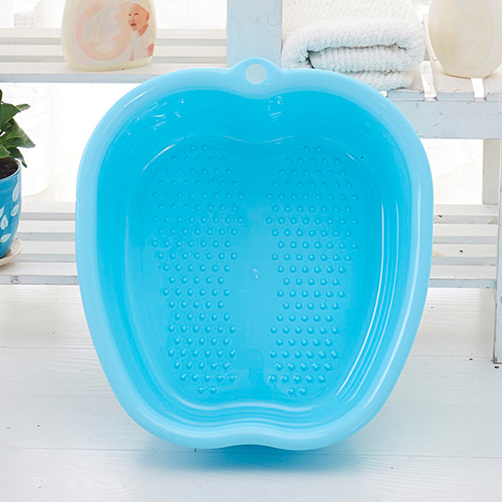 3PCS Foot Bath Bucket Thickened Plastic Spa Soak Reusable Washing Blue Black Beige Tub Pedicure Sauna Bathroom Outdoor