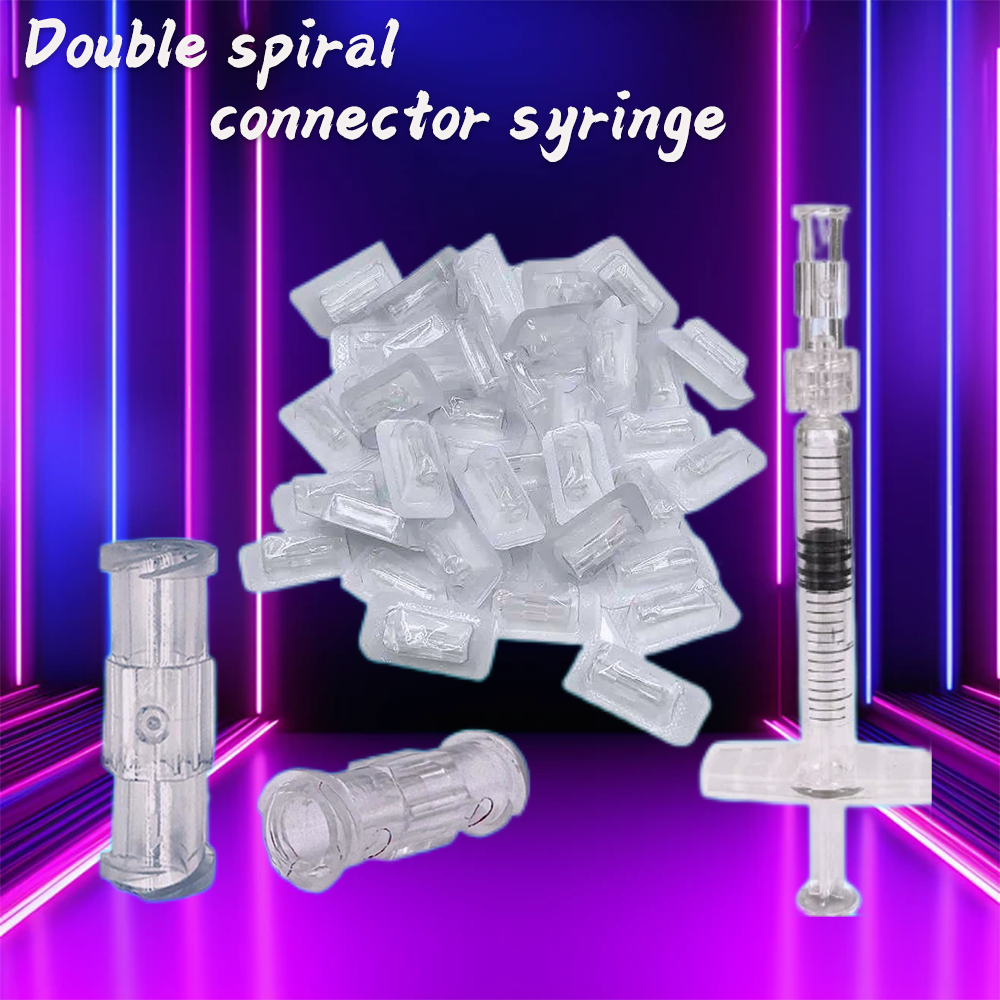 Leak Proof Luer-lock Connector Medical Sterile Disposable Syringe Connector Luer Thread Connector Pp Material Disposable Coupler