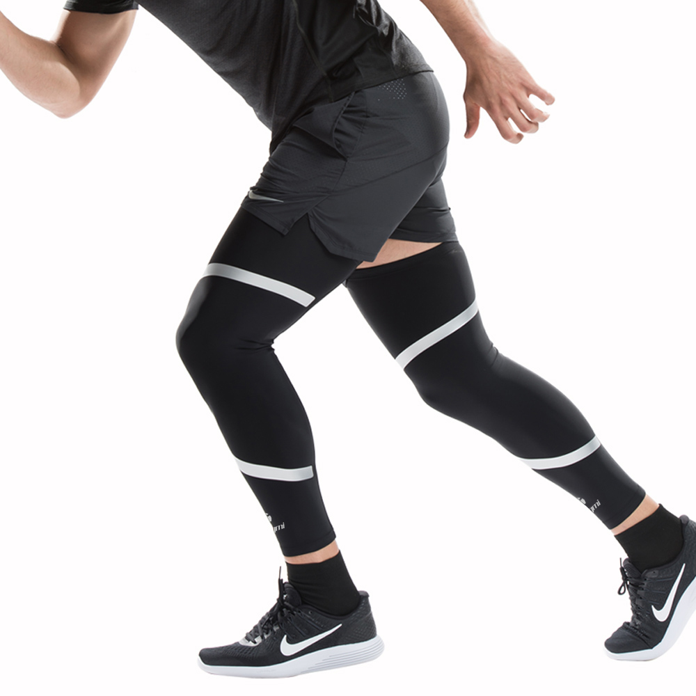Kuangmi Leg Sleeve Leg Warmer Cycling Compression Knee Sleeve Knee Brace Protector Football Basketball Sports cycling socks