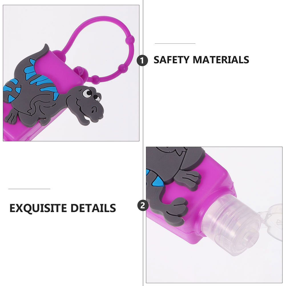 12 Pcs Silicone Cover with Bottle Lotion Bottles Empty Refillable Hand Dispensers Plastic Travel Makeup Sub Packaging