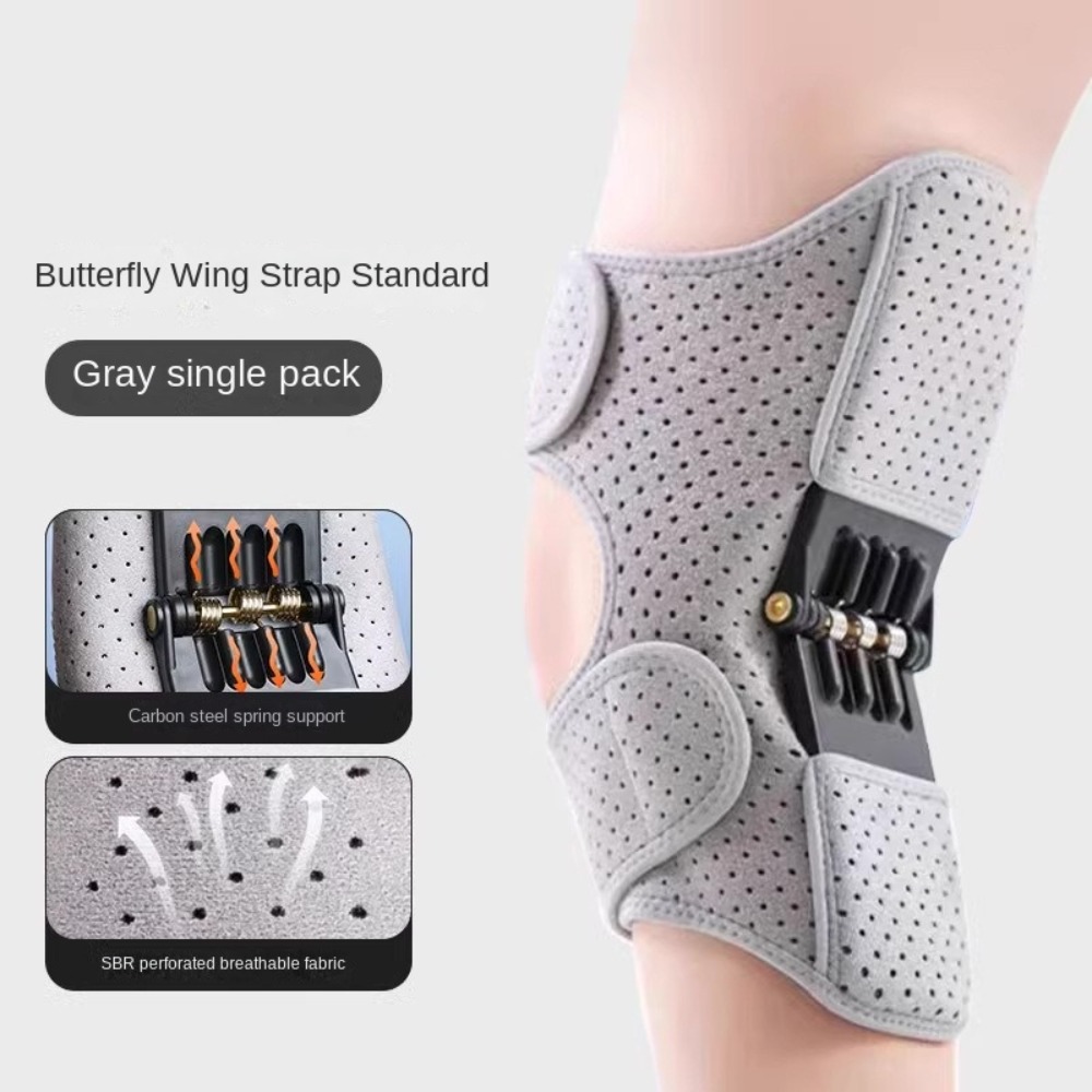 Stabilizer Joint Support Knee Pad Adjustable Strap Spring Loaded Knee Compression Sleeve Breathable Knee Support Brace