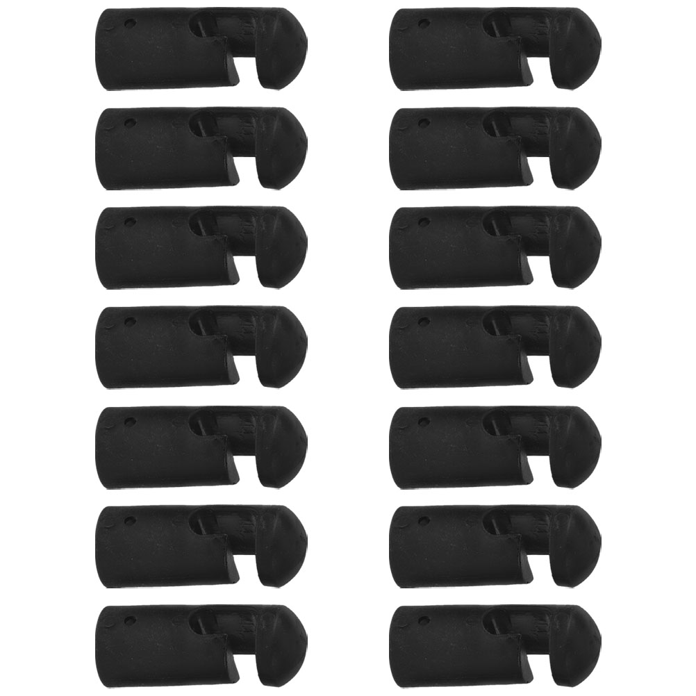 14pcs Accessories Replacement Parts Universal Fit Pipe Durable HDPE Pole Covers Protective Rod Caps for Net Enclosure for Poles