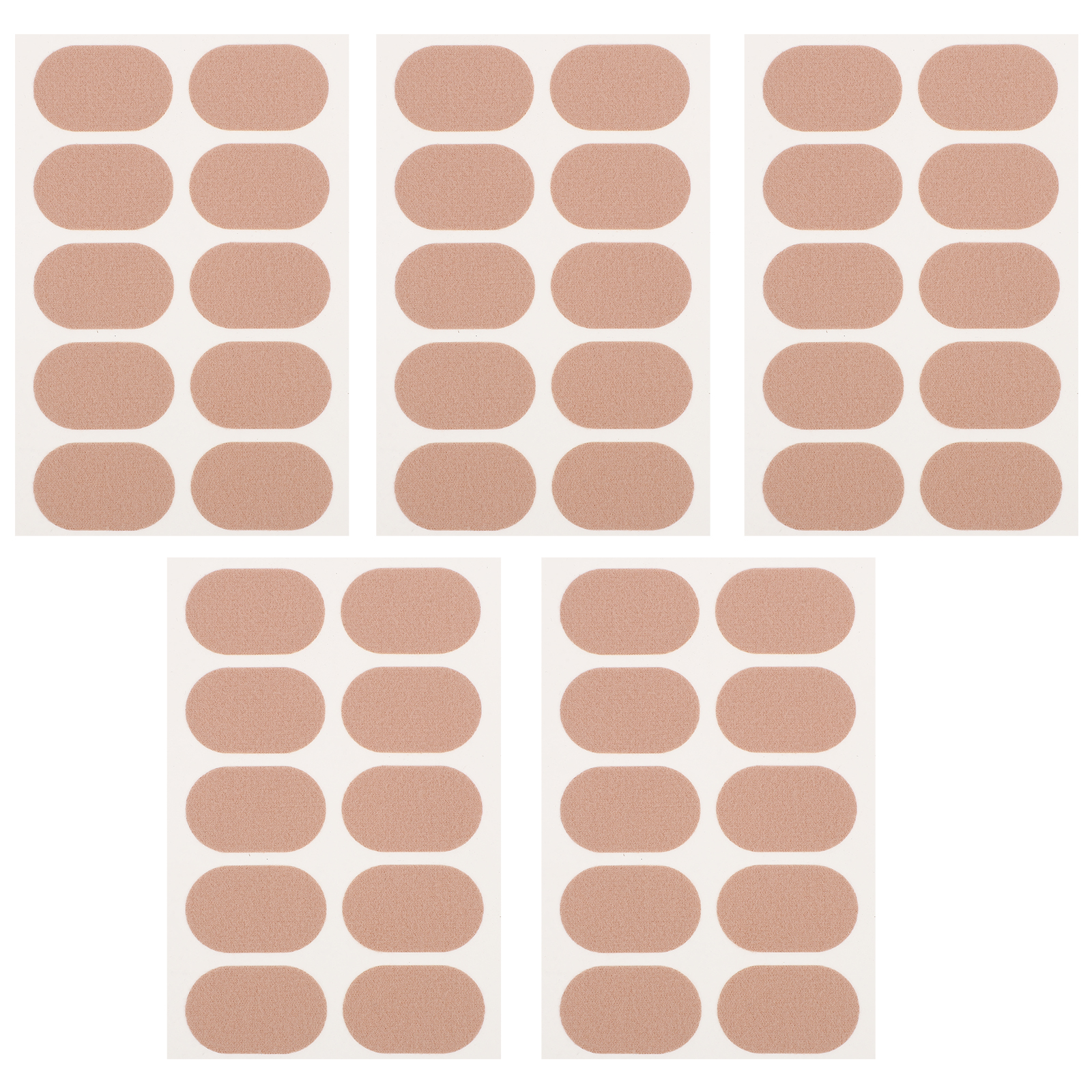 5 Pcs Anti-wear Heel Patches Wear-resistant Feet Stickers Child Flannel Material Comfortable Safe Blisters Skin Dermabrasion