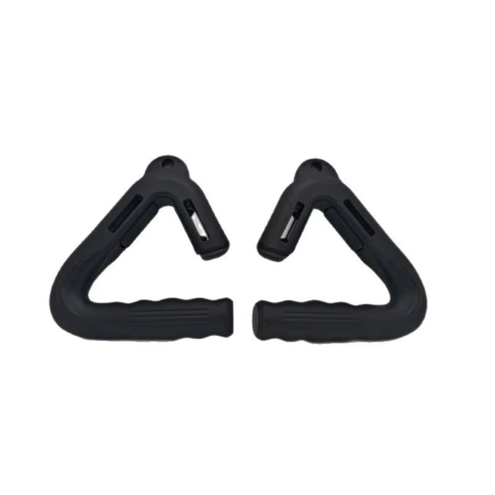1 Pair Triangular Fitness Vertical Grip Handle 90° with Rope Hole Gantry Vertical Handle Multifunctional Professional