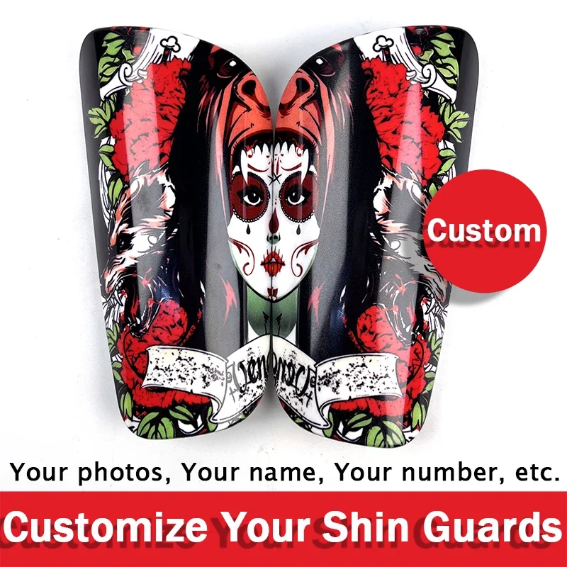 Customized Personalized Shin Guard Sports Soccer Shin Pad Leg Support Football Shinguard For Adult Teens Children Kids Gift 2024