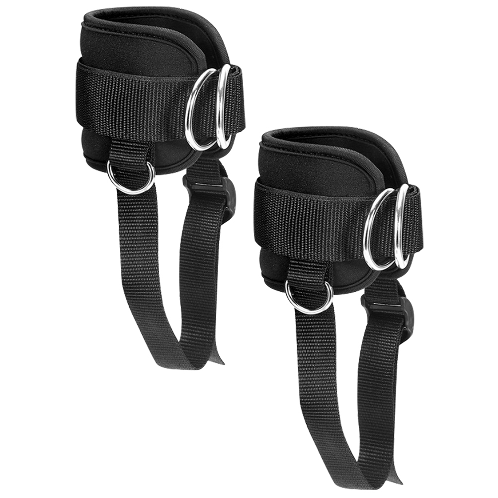 Ankle Buckle Strap for Men Cable Straps Workout Wrist Glutes Polyester Gym Attachment Lunges Weight Lifting
