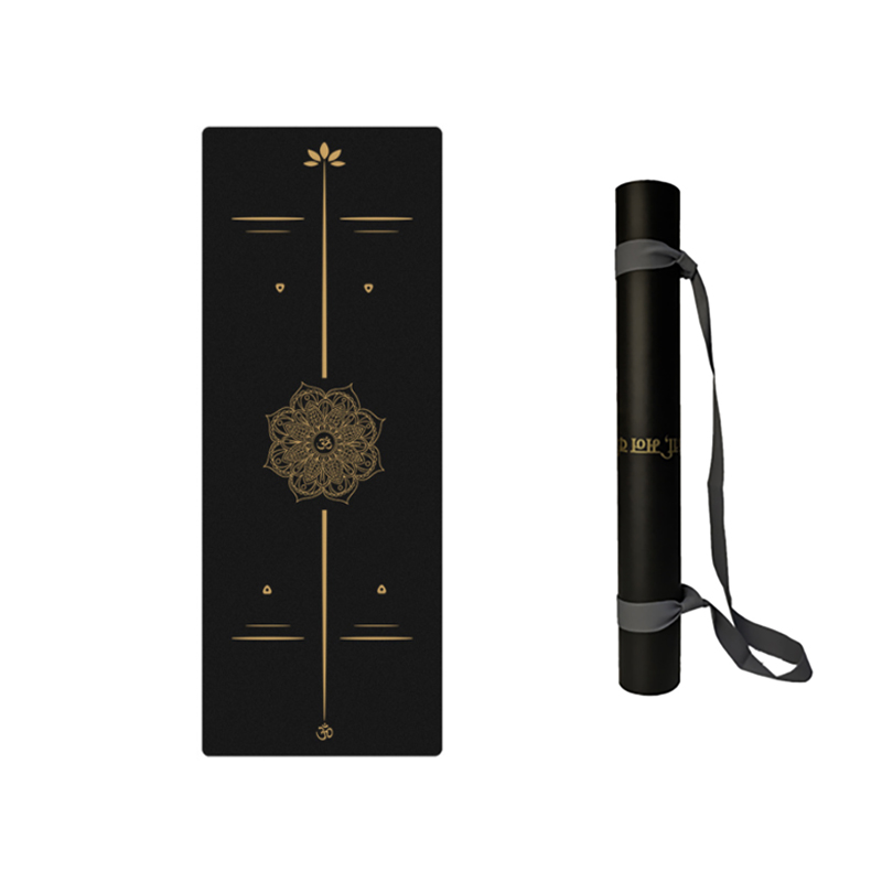 Custom Eco Friendly Fitness OEM Custom Printed Personalnized Design Anti slip Natural PU Rubber Yoga Mat