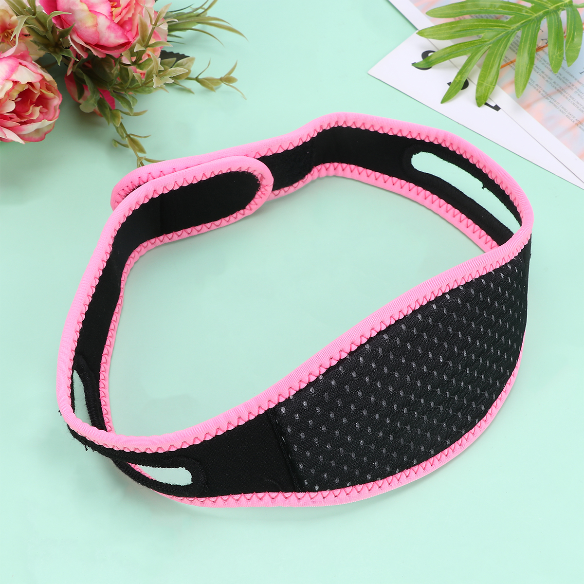 Face Slimming Bandage V Strap Adjustable Breathable Tool Thin Mask Masseter Chin Support Anti Snore Sleep Aid Skincare