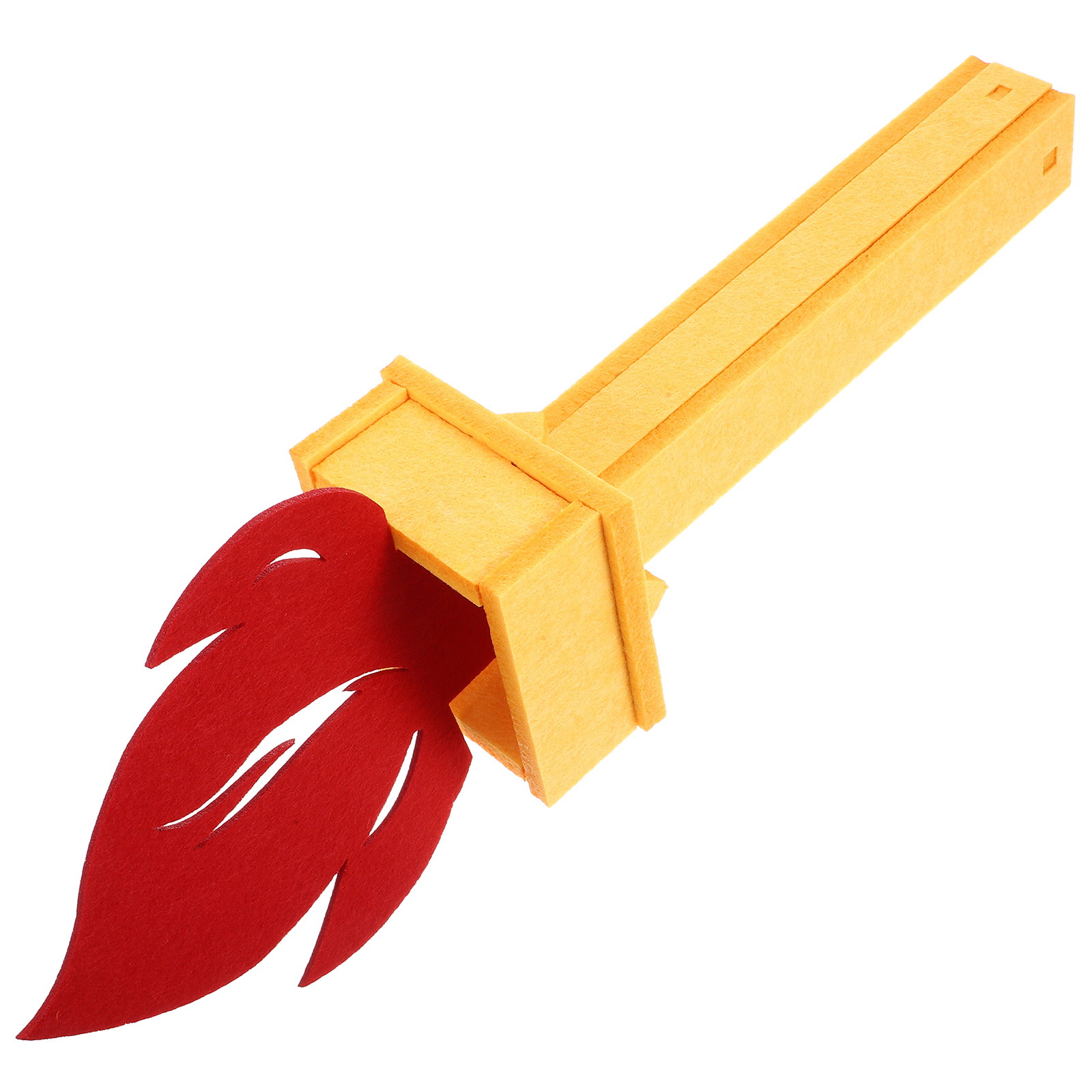 Torch Props Artificial Felt Material Durable Small Creative Toys Perfect Party Favor Cosplay Stage Performance Holiday